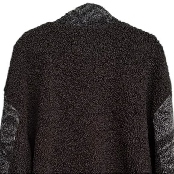 REEBOK Sherpa Fleece Oversized Sweatshirt Quarter Zip Outdoor Wear Size 2X - Picture 8 of 16